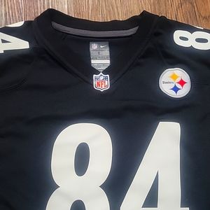 NFL Steelers Nike jersey Brown number 84 youth Large